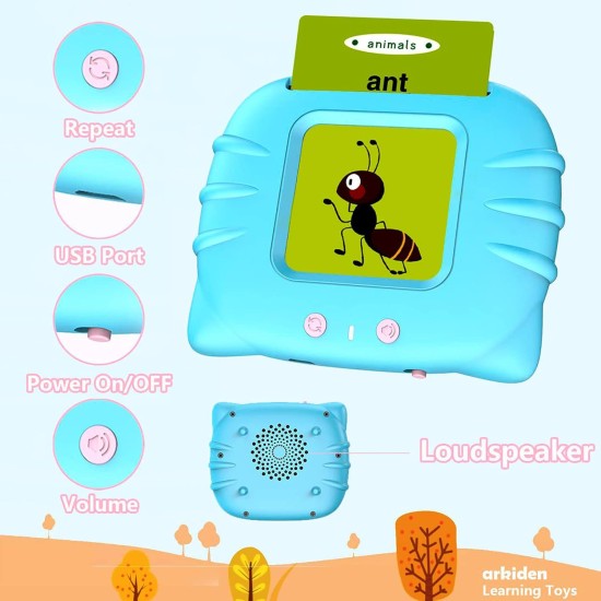 Talking Flash Cards,112 PCS Audible Flash Cards Toy with Sound Effects for 2 3 4 5 Years Old Kids, Educational Learning Resource Electronic Interactive Toys Birthday Gift for 2-5 Year Old Kids Talking Flash Cards,112 PCS Audible Flash Cards Toy with Sound Effects for 2 3 4 5 Years Old Kids, Educational Learning Resource Electronic Interactive Toys Birthday Gift for 2-5 Year Old Kids