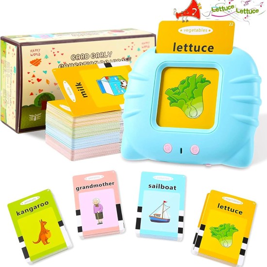 Talking Flash Cards,112 PCS Audible Flash Cards Toy with Sound Effects for 2 3 4 5 Years Old Kids, Educational Learning Resource Electronic Interactive Toys Birthday Gift for 2-5 Year Old Kids Talking Flash Cards,112 PCS Audible Flash Cards Toy with Sound Effects for 2 3 4 5 Years Old Kids, Educational Learning Resource Electronic Interactive Toys Birthday Gift for 2-5 Year Old Kids