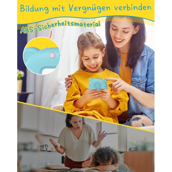 Winnrok Talking Flashcards German, Children's Toy from 2 3 4 5 6 Years, Educational Games from 3 Years for Autism, Educational Toy from 2 Years, Toy Gift for Children Boys Girls 112 Sheets 224 Words Winnrok Talking Flashcards German, Children's Toy from 2 3 4 5 6 Years, Educational Games from 3 Years for Autism, Educational Toy from 2 Years, Toy Gift for Children Boys Girls 112 Sheets 224 Words