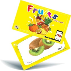 edutec fruits flash cards for kids