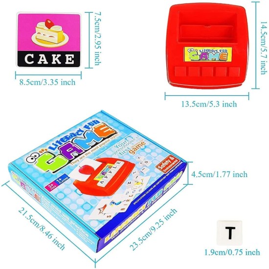 firs Learning Toys for Kids, A tDone Matching Letter Game, Educational Toys with Flash Cards, Spelling Game for 3-6 Year Old Boys Girls Preschooler Kindergarten (Scrabble Machine) firs Learning Toys for Kids, A tDone Matching Letter Game, Educational Toys with Flash Cards, Spelling Game for 3-6 Year Old Boys Girls Preschooler Kindergarten (Scrabble Machine)
