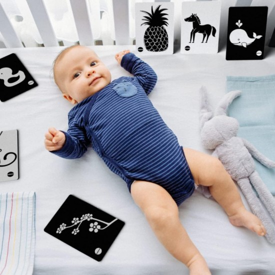 makidrise Kids Magic Educational Flash Cards Souvenir 60 High Contrast Black & White in 30 Cards Set makidrise Kids Magic Educational Flash Cards Souvenir 60 High Contrast Black & White in 30 Cards Set