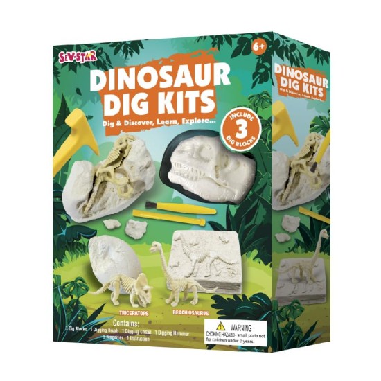 Sew Star Dinosaur Dig Kits - Excavation toy for kids SS-20-033, 6+ Sew Star Dinosaur Dig Kits - Excavation toy for kids SS-20-033, 6+