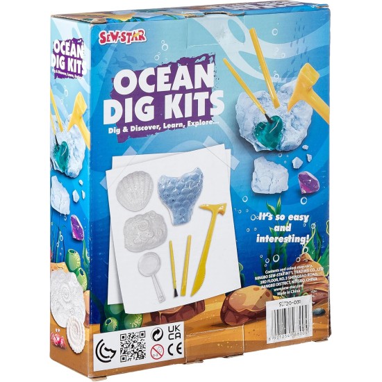 Sew Star Ocean Dig Kit - Excavation toy for kids SS-20-031, 6+ Sew Star Ocean Dig Kit - Excavation toy for kids SS-20-031, 6+