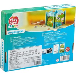 Magnetic Fishing Game Toy with Wood Box