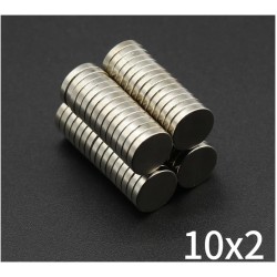 MySouq-Store Mini Small Round Magnets N35 Neodymium Magnet Permanent NdFeB Strong Powerful Magnets (10mmX2mm,20PCS)