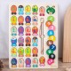 Wooden Magnetic Fishing Game, Montessori Preschool Alphabet Puzzle Educational Toys with Word Cards, Letters and Numbers Fish Catching for 3 4 5 Year Old Toddlers Gifts (Style B) Wooden Magnetic Fishing Game, Montessori Preschool Alphabet Puzzle Educational Toys with Word Cards, Letters and Numbers Fish Catching for 3 4 5 Year Old Toddlers Gifts (Style B)