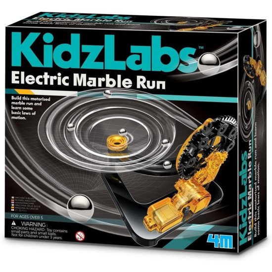 4M - KidzLabs/Electric Marble Run, Motorised Science Kit for Kids 5-12 years 4M - KidzLabs/Electric Marble Run, Motorised Science Kit for Kids 5-12 years