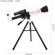 ATTELANTY Telescope Toy (White) for Kids – Children Telescope+Three Models of Eyepiece,Inspire Children's experimenters to Explore The Heart of Cosmic Science ATTELANTY Telescope Toy (White) for Kids – Children Telescope+Three Models of Eyepiece,Inspire Children's experimenters to Explore The Heart of Cosmic Science
