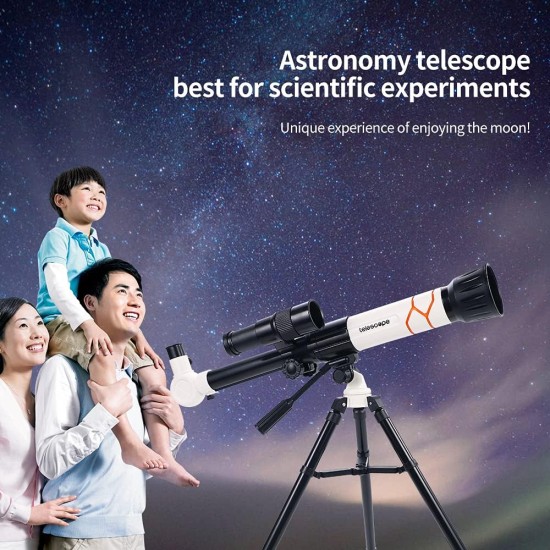 ATTELANTY Telescope Toy (White) for Kids – Children Telescope+Three Models of Eyepiece,Inspire Children's experimenters to Explore The Heart of Cosmic Science ATTELANTY Telescope Toy (White) for Kids – Children Telescope+Three Models of Eyepiece,Inspire Children's experimenters to Explore The Heart of Cosmic Science