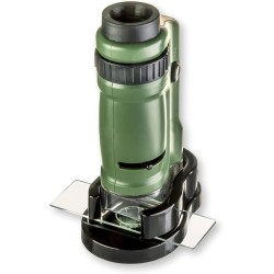 Carson MicroBrite 20x-40x LED Lighted Pocket Microscope for Learning, Education and Exploring (MM-24, MM-24MU)