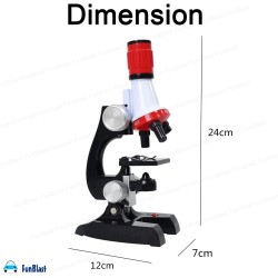 FunBlast Science Microscope Educational Toy Microscope for Kids (Pack of 1) - Multicolor