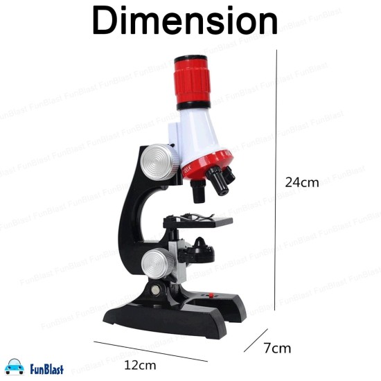FunBlast Science Microscope Educational Toy Microscope for Kids (Pack of 1) - Multicolor FunBlast Science Microscope Educational Toy Microscope for Kids (Pack of 1) - Multicolor