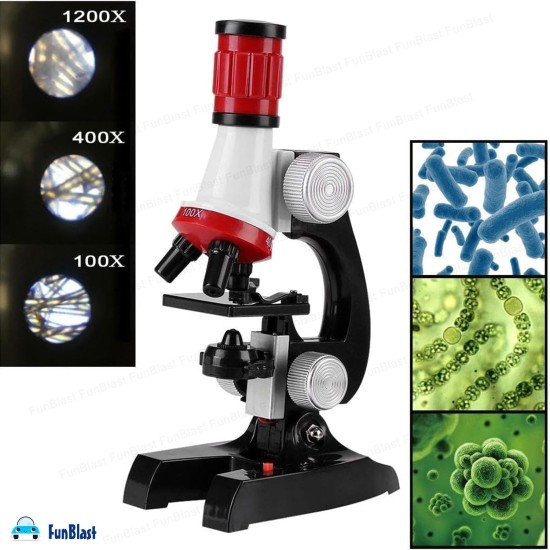 FunBlast Science Microscope Educational Toy Microscope for Kids (Pack of 1) - Multicolor FunBlast Science Microscope Educational Toy Microscope for Kids (Pack of 1) - Multicolor