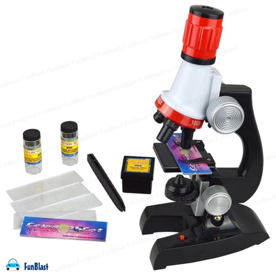 FunBlast Science Microscope Educational Toy Microscope for Kids (Pack of 1) - Multicolor FunBlast Science Microscope Educational Toy Microscope for Kids (Pack of 1) - Multicolor