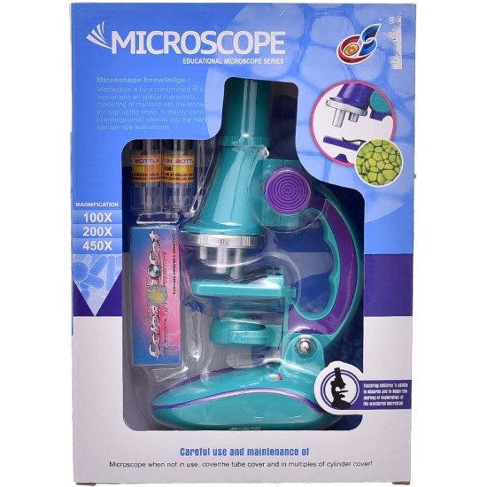 Generic Plastic Microscope Toy With Speciments For Children Set Of 4 Pieces - Multi Color Generic Plastic Microscope Toy With Speciments For Children Set Of 4 Pieces - Multi Color