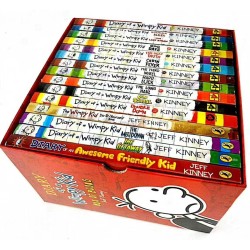 Diary of a Wimpy Kid 16 Books Complete Collection Set New(Diary of a Wimpy Kid,Rodrick Rules,The Last Straw,Dog Days,The Ugly Truth,Cabin Fever,The Third Wheel,Hard Luck,The Long Haul,Old School...