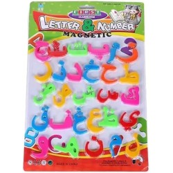 Generic Alphabet Letters Magnet, Multicolor (Arabic Letters)