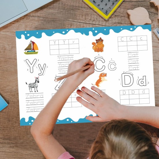 Yassin abc letters learning booklet for kids + whiteboard pen Yassin abc letters learning booklet for kids + whiteboard pen
