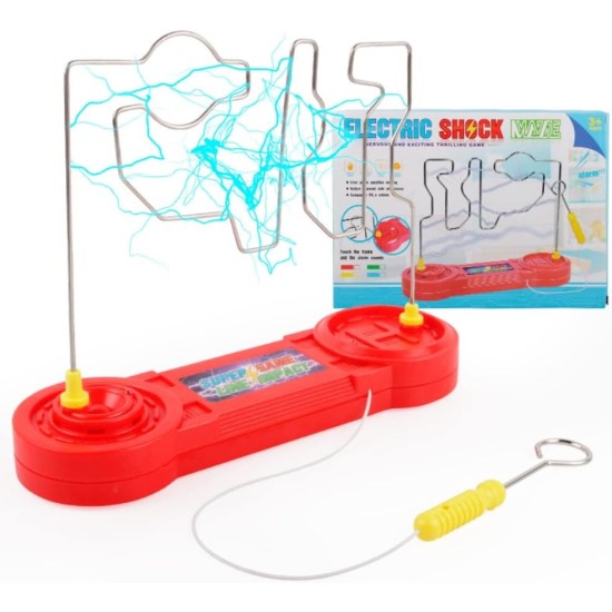 ARTOCT Electric Shock Touch Labyrinth Collision Electric Shock Game Toy Wire Skill Labyrinth Science Experiment Toy Children Adults ARTOCT Electric Shock Touch Labyrinth Collision Electric Shock Game Toy Wire Skill Labyrinth Science Experiment Toy Children Adults