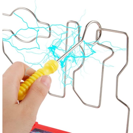 ARTOCT Electric Shock Touch Labyrinth Collision Electric Shock Game Toy Wire Skill Labyrinth Science Experiment Toy Children Adults ARTOCT Electric Shock Touch Labyrinth Collision Electric Shock Game Toy Wire Skill Labyrinth Science Experiment Toy Children Adults