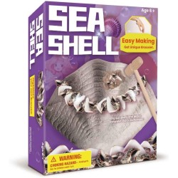 Eduman Sea Shell Dig & Make Bracelet Kit D7106G, 6+