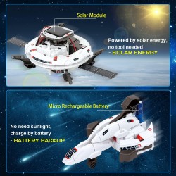 Furktem Science Kits for Kids Age 8-12 Solar Robot Kit Learning Building STEM Toys Experiments for Kids 6-8, Educational Toy for 8 9 10 Year Old Boys Girls Christmas Birthday Gifts-Powered by Solar