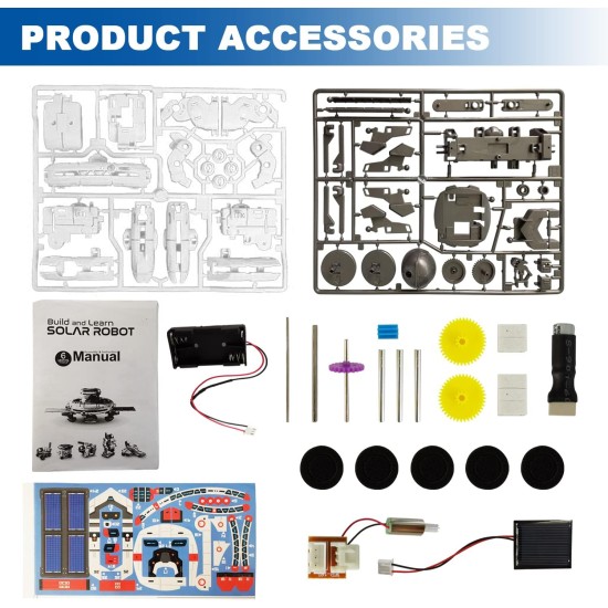 Furktem Science Kits for Kids Age 8-12 Solar Robot Kit Learning Building STEM Toys Experiments for Kids 6-8, Educational Toy for 8 9 10 Year Old Boys Girls Christmas Birthday Gifts-Powered by Solar Furktem Science Kits for Kids Age 8-12 Solar Robot Kit Learning Building STEM Toys Experiments for Kids 6-8, Educational Toy for 8 9 10 Year Old Boys Girls Christmas Birthday Gifts-Powered by Solar