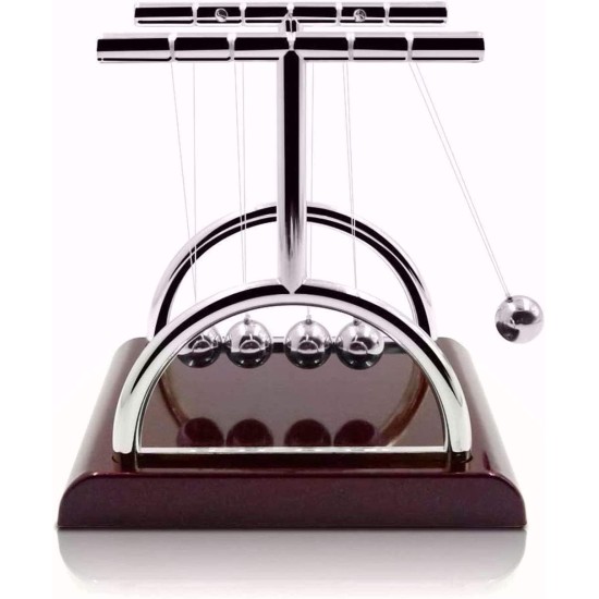 INFINITY-Plus Pendulum for Office and Home, Gravity Motion Balance Toy with Base, Stress Relief Toys and Science Learning, Office and Home Decorations, Standing Motion Desk Toys (Oval, Medium) INFINITY-Plus Pendulum for Office and Home, Gravity Motion Balance Toy with Base, Stress Relief Toys and Science Learning, Office and Home Decorations, Standing Motion Desk Toys (Oval, Medium)