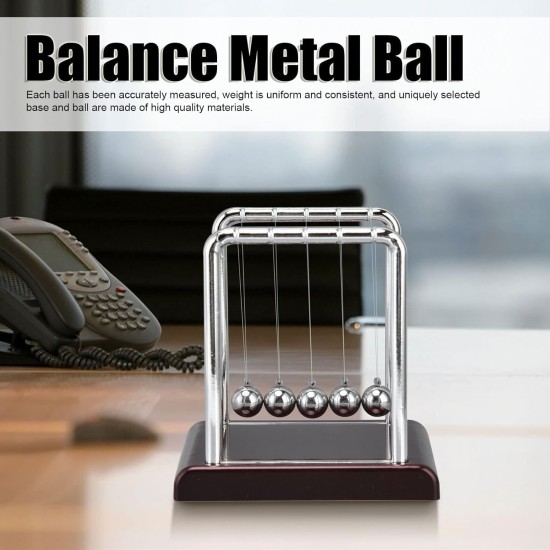 INFINITY-Plus Pendulum for Office and Home, Gravity Motion Balance Toy with Base, Stress Relief Toys and Science Learning, Office and Home Decorations, Standing Motion Desk Toys (Oval, Medium) INFINITY-Plus Pendulum for Office and Home, Gravity Motion Balance Toy with Base, Stress Relief Toys and Science Learning, Office and Home Decorations, Standing Motion Desk Toys (Oval, Medium)