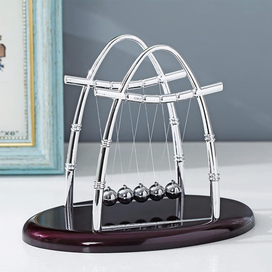 INFINITY-Plus Pendulum for Office and Home, Gravity Motion Balance Toy with Base, Stress Relief Toys and Science Learning, Office and Home Decorations, Standing Motion Desk Toys (Oval, Medium) INFINITY-Plus Pendulum for Office and Home, Gravity Motion Balance Toy with Base, Stress Relief Toys and Science Learning, Office and Home Decorations, Standing Motion Desk Toys (Oval, Medium)