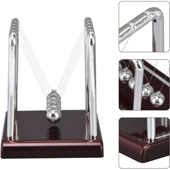 INFINITY-Plus Pendulum for Office and Home, Gravity Motion Balance Toy with Base, Stress Relief Toys and Science Learning, Office and Home Decorations, Standing Motion Desk Toys (Oval, Medium) INFINITY-Plus Pendulum for Office and Home, Gravity Motion Balance Toy with Base, Stress Relief Toys and Science Learning, Office and Home Decorations, Standing Motion Desk Toys (Oval, Medium)