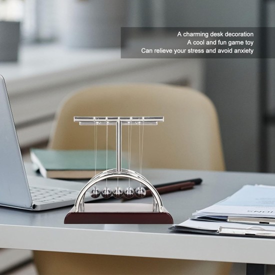 INFINITY-Plus Pendulum for Office and Home, Gravity Motion Balance Toy with Base, Stress Relief Toys and Science Learning, Office and Home Decorations, Standing Motion Desk Toys (Oval, Medium) INFINITY-Plus Pendulum for Office and Home, Gravity Motion Balance Toy with Base, Stress Relief Toys and Science Learning, Office and Home Decorations, Standing Motion Desk Toys (Oval, Medium)