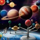 Magicwand ABS Plastic DIY Glow in The Dark Solar System Planetarium Model Kids Science Kit Magicwand ABS Plastic DIY Glow in The Dark Solar System Planetarium Model Kids Science Kit