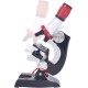 Middle Kids Microscope Kids Beginner Microscope Adjustable Focus Microscope 100x-1200x Biological monocular, ABS Plastic, Battery Powered (Batteries not Included) 11.5x7.5x23cm