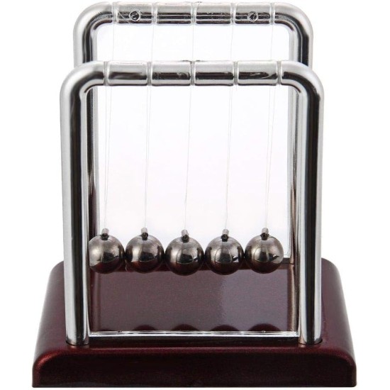 Newton Cradle Steel Balance Ball Physics Science Pendulum Desk Fun Toy Newton Cradle Steel Balance Ball Physics Science Pendulum Desk Fun Toy