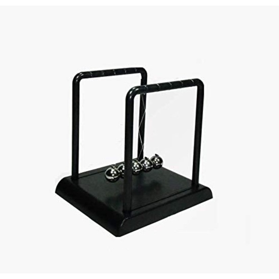 Newton's Cradle Pendulum Balls Physics Toy with Black base Newton's Cradle Pendulum Balls Physics Toy with Black base