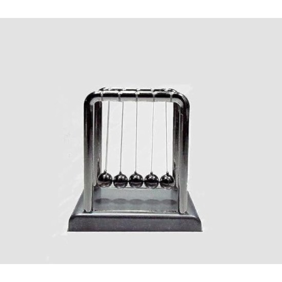 Newton's Cradle Pendulum Balls Physics Toy with silver base Newton's Cradle Pendulum Balls Physics Toy with silver base