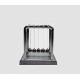 Newton's Cradle Pendulum Balls Physics Toy with silver base Newton's Cradle Pendulum Balls Physics Toy with silver base