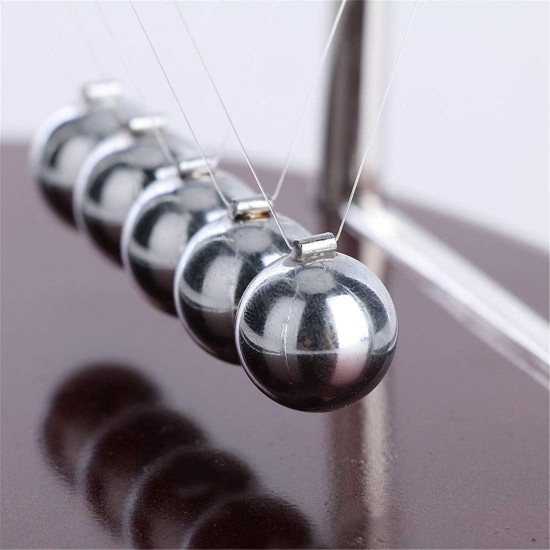 Plastic Metal Newton Pendulum Collision Model Touch Beads Science Education Machine Circulation Abstract Billiards Ball Toy for Kids Plastic Metal Newton Pendulum Collision Model Touch Beads Science Education Machine Circulation Abstract Billiards Ball Toy for Kids