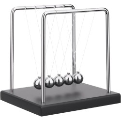 QLKUNLA Newtons Cradle Balance Balls Science Physics Gadget Desktop Decoration Kinetic Motion Toy for Home and Office