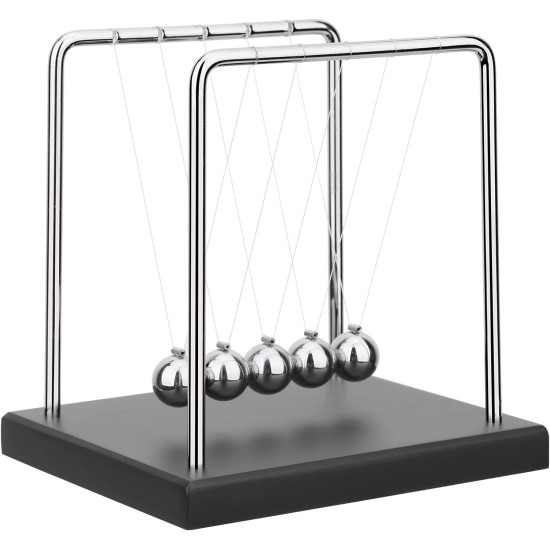 QLKUNLA Newtons Cradle Balance Balls Science Physics Gadget Desktop Decoration Kinetic Motion Toy for Home and Office QLKUNLA Newtons Cradle Balance Balls Science Physics Gadget Desktop Decoration Kinetic Motion Toy for Home and Office