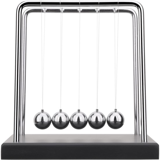 QLKUNLA Newtons Cradle Balance Balls Science Physics Gadget Desktop Decoration Kinetic Motion Toy for Home and Office QLKUNLA Newtons Cradle Balance Balls Science Physics Gadget Desktop Decoration Kinetic Motion Toy for Home and Office