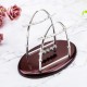 Roskio Newton's Cradle Balance Ball - Swinging Physics Science Pendulum Balls Desk for Office Physics Teacher Decorations U-style Mini Small Roskio Newton's Cradle Balance Ball - Swinging Physics Science Pendulum Balls Desk for Office Physics Teacher Decorations U-style Mini Small
