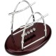 Roskio Newton's Cradle Balance Ball - Swinging Physics Science Pendulum Balls Desk for Office Physics Teacher Decorations U-style Mini Small Roskio Newton's Cradle Balance Ball - Swinging Physics Science Pendulum Balls Desk for Office Physics Teacher Decorations U-style Mini Small