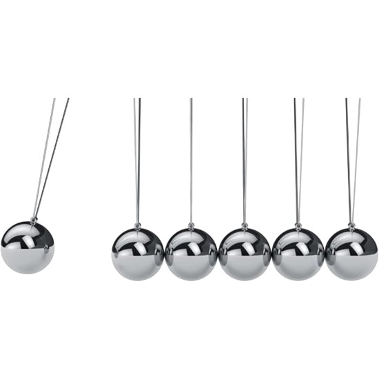 T Shape Newton's Craddle Balance Pendulum Balls Clicker for Office Desk, Medium T Shape Newton's Craddle Balance Pendulum Balls Clicker for Office Desk, Medium