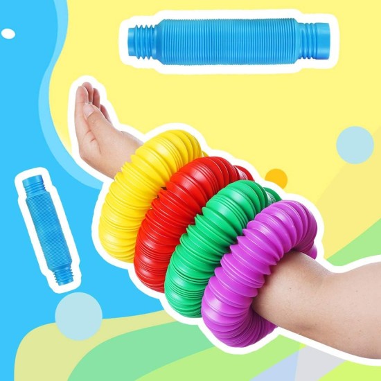 5 Pack XL Pop Tubes Sensory Toys,Stretch Tube for Kids Decompression and Adults Finger Toys.Multi-Color XL Tubes for DIY Creative Handmade Activities. (5 Colors-XL) 5 Pack XL Pop Tubes Sensory Toys,Stretch Tube for Kids Decompression and Adults Finger Toys.Multi-Color XL Tubes for DIY Creative Handmade Activities. (5 Colors-XL)