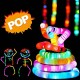 Pskdyhe 12 Pack Jumbo Light Up Pop Tubes Fidget Toys,LED Glow Tubes Sensory Toys in The for Kids Birthday Party,Pop Glow Sticks for Dark Party Pskdyhe 12 Pack Jumbo Light Up Pop Tubes Fidget Toys,LED Glow Tubes Sensory Toys in The for Kids Birthday Party,Pop Glow Sticks for Dark Party