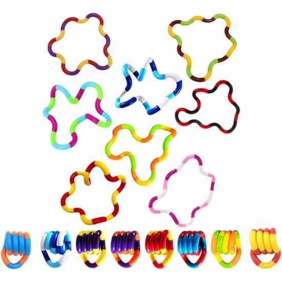 Tangles Fidget Toys,8PCS Twisty Fidget Brain Imagine Tools,Magic Fidget Toys, Sensory Toys,Combine into New Shapes,Stress Relief and Anti-Anxiety Sensory Fidget Toy,Brain Imagine Sensory Toys (8PCS) Tangles Fidget Toys,8PCS Twisty Fidget Brain Imagine Tools,Magic Fidget Toys, Sensory Toys,Combine into New Shapes,Stress Relief and Anti-Anxiety Sensory Fidget Toy,Brain Imagine Sensory Toys (8PCS)