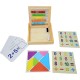 Abacus with cards and tangram Abacus with cards and tangram